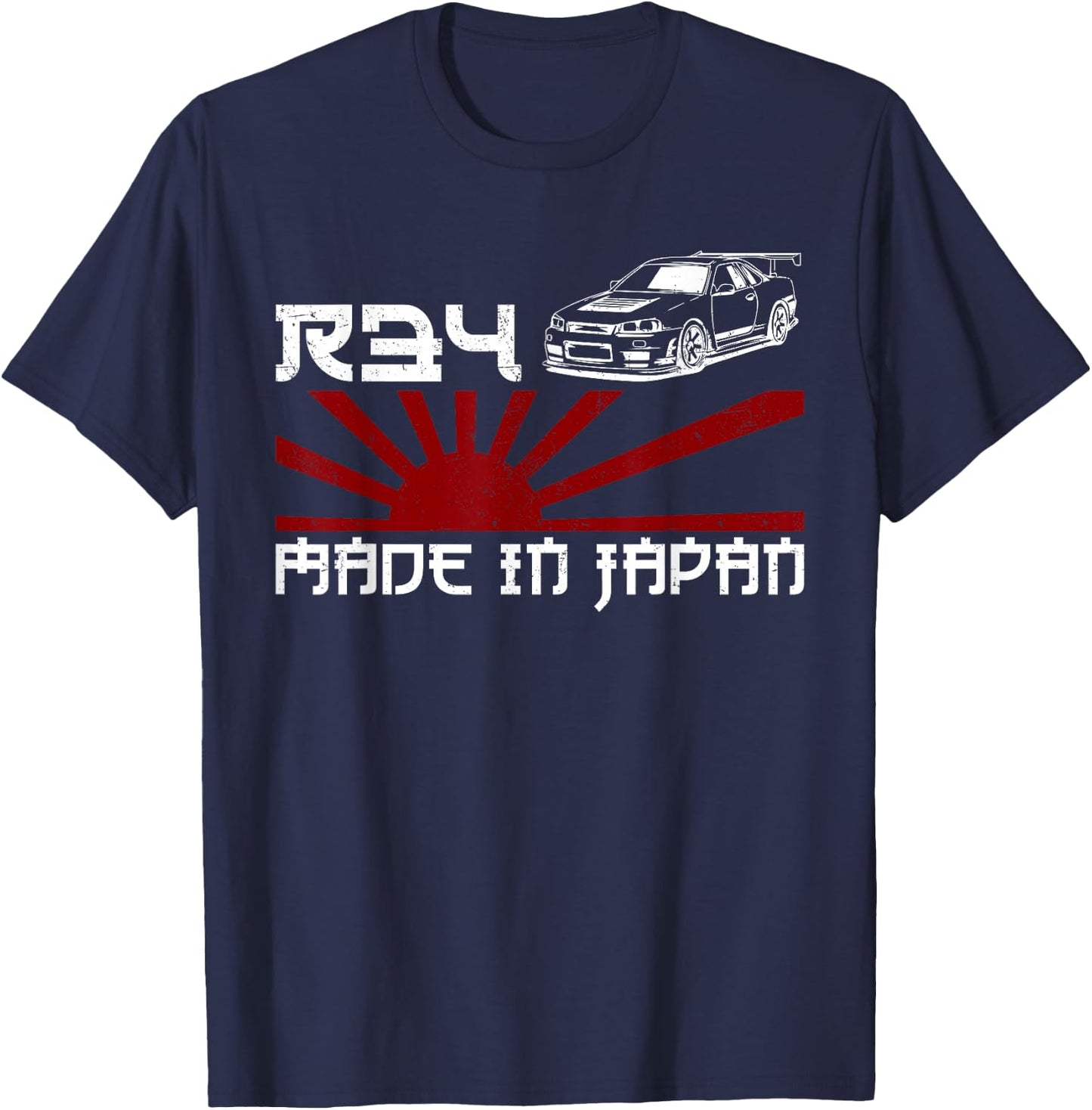 JDM Japan Motorsport tuning car 90s T-Shirt - T-Shirt | Navy