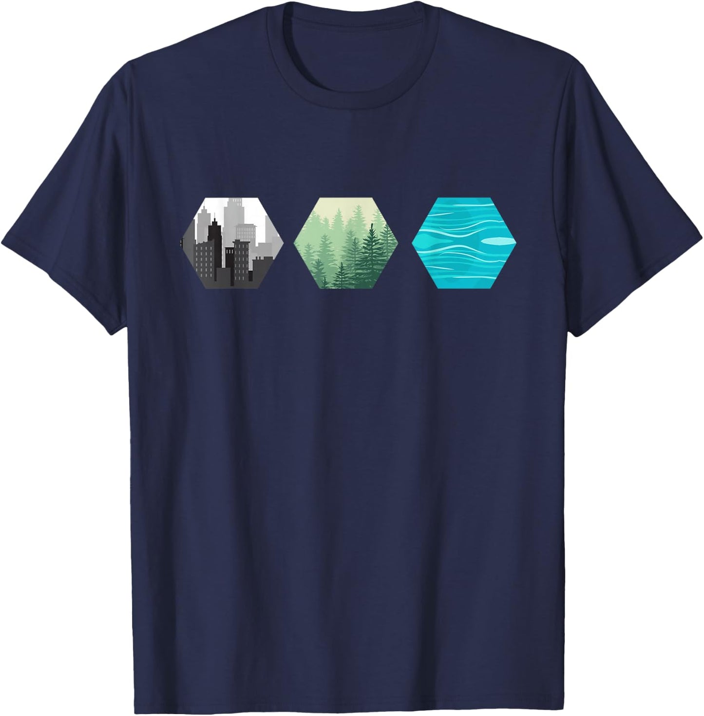 Board Game Mars Resource Tile T Shirt - Terraform T-Shirt - T-Shirt | Navy