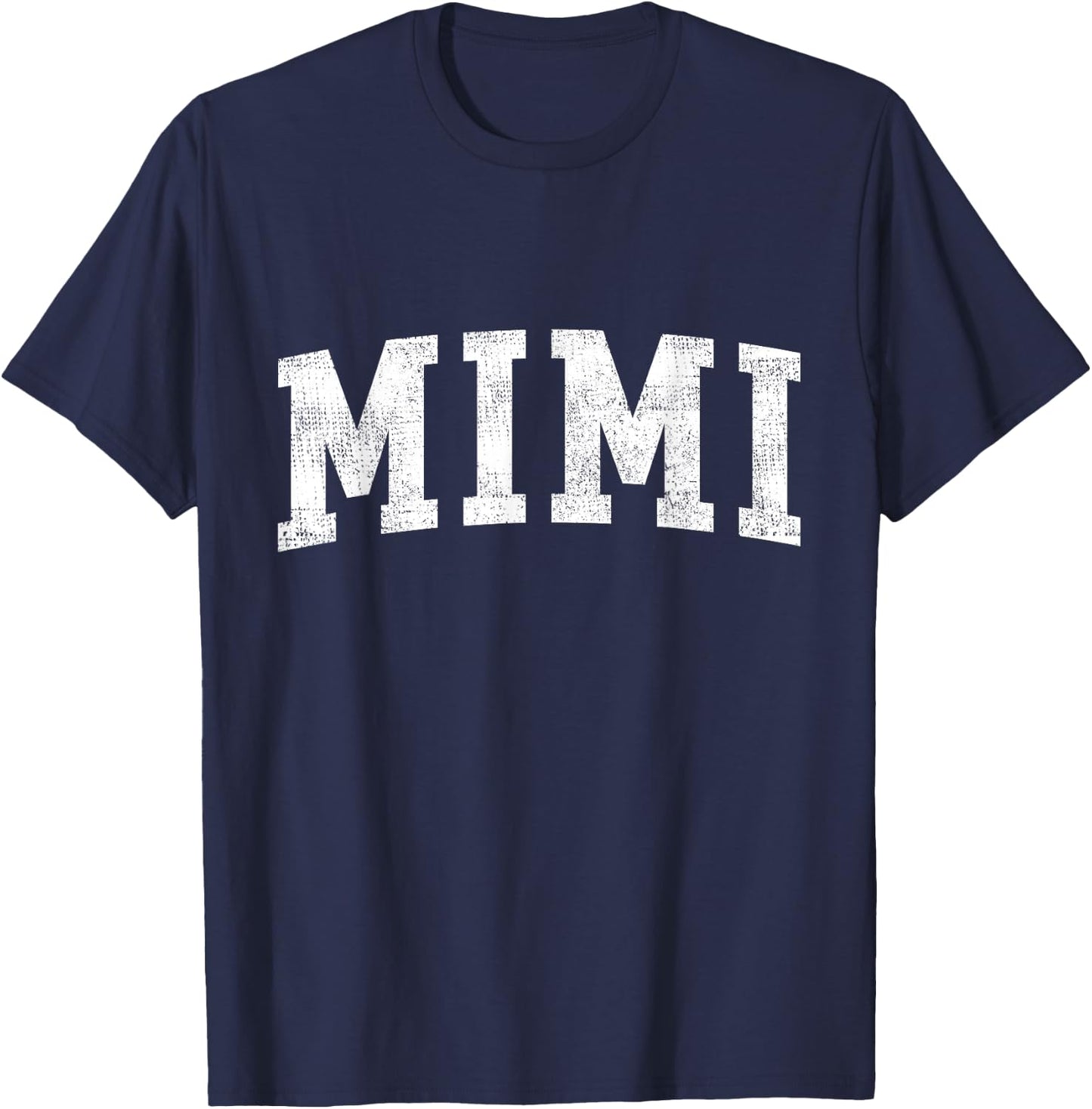 Mimi Classic Bold Font Mimi Birthday Gift T-Shirt - T-Shirt | Navy