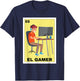 Funny Mexican Design for Gamers - El Gamer T-Shirt - T-Shirt | Navy