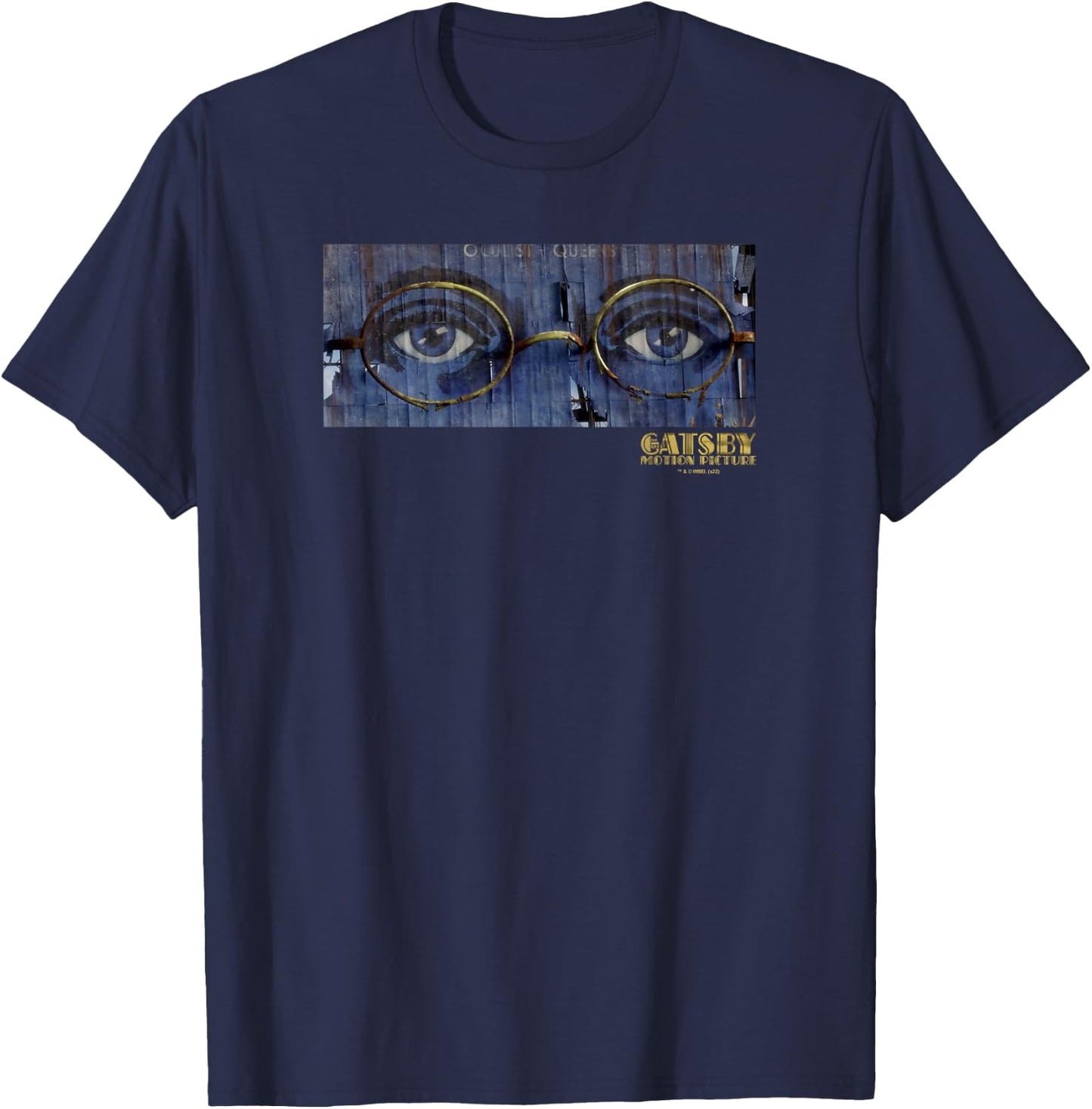 The Great Gatsby Billboard Logo T-Shirt - T-Shirt | Navy