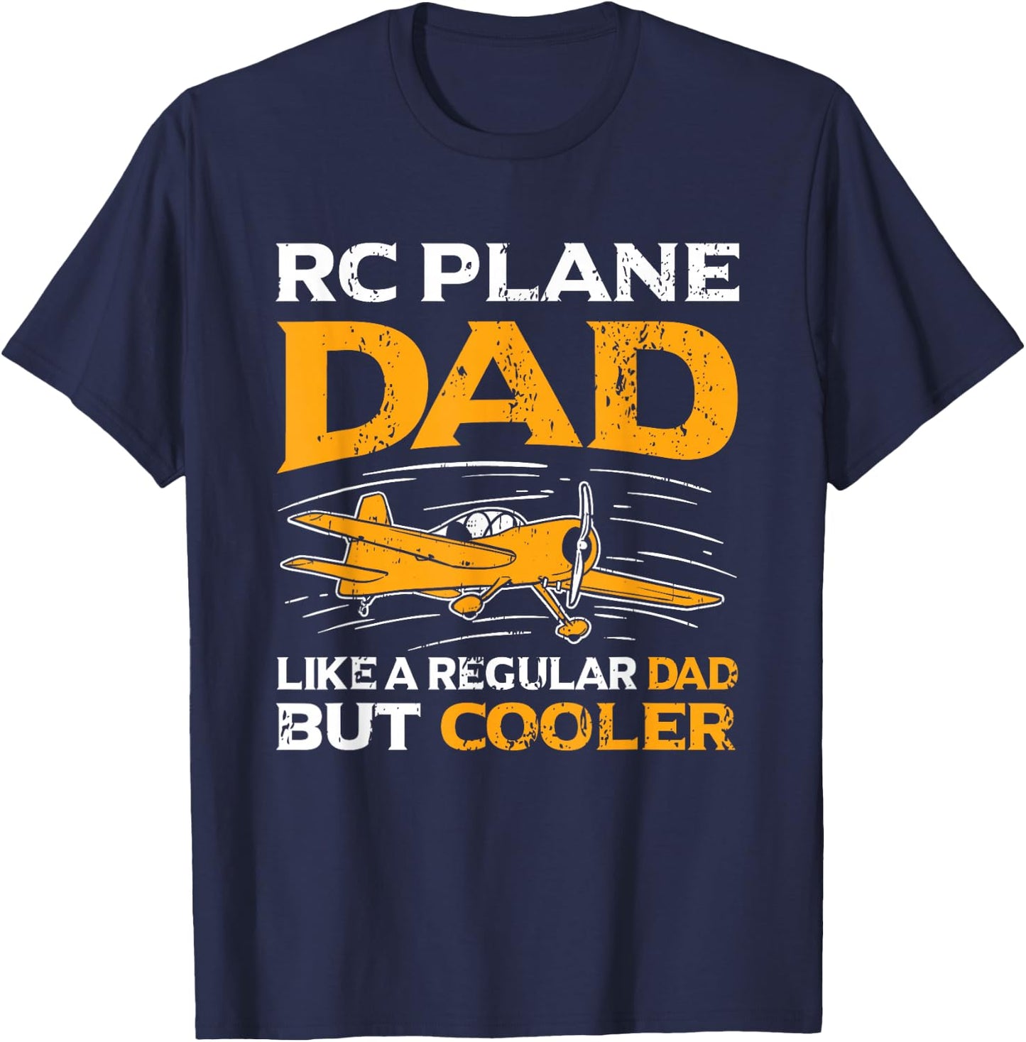 RC Pilot Dad Model Airplane Pilot Model Flight Rc Airplane T-Shirt - T-Shirt | Navy