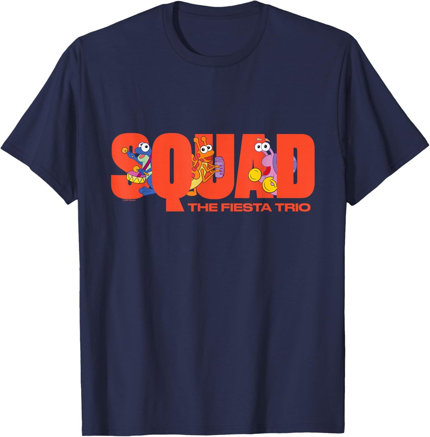 Dora The Explorer Squad, The Fiesta Trio T-Shirt - T-Shirt | Navy
