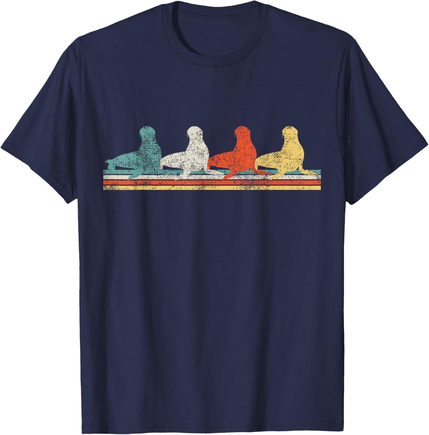 Sea Lion T-Shirt - T-Shirt | Navy