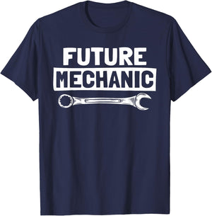 Future Mechanic Mechanic Car Enthusiast Funny Car Lover T-Shirt - T-Shirt | Navy