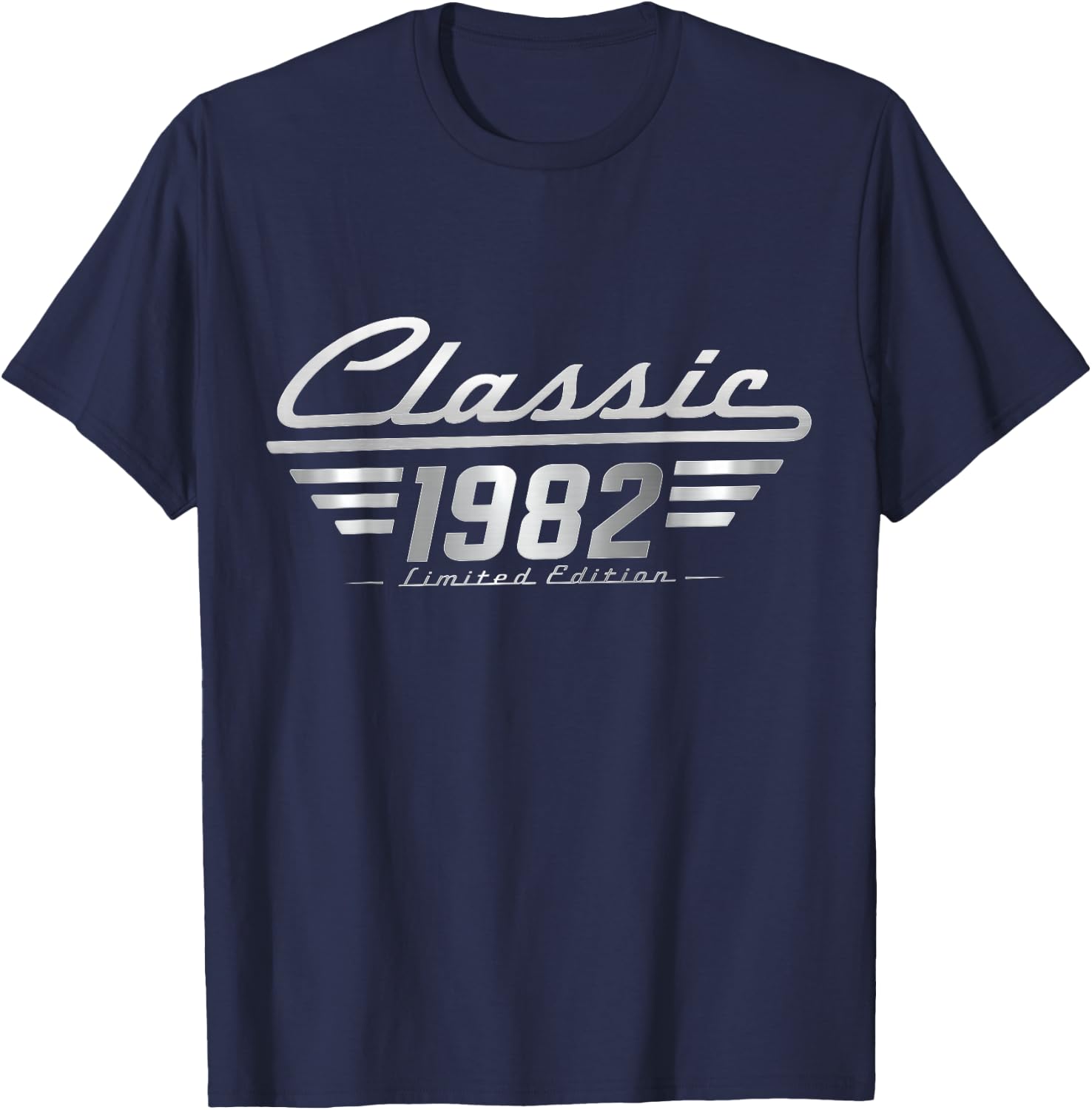 Classic 1982 Limited Edition Vintage Car Birthday T-Shirt - T-Shirt | Navy