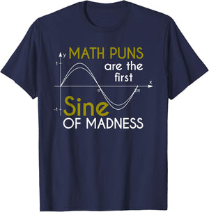 Natural Scientist Joke Mathematician Humour Funny Math T-Shirt - T-Shirt | Navy