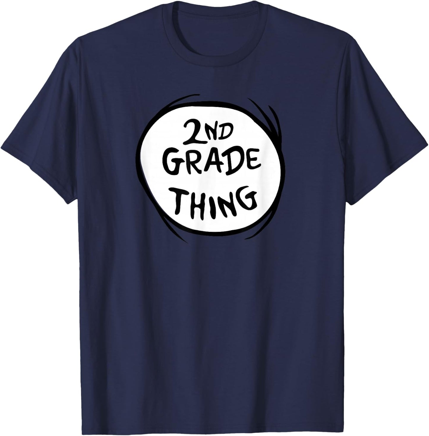 Dr. Seuss 2nd Grade Thing T-Shirt - T-Shirt | Navy