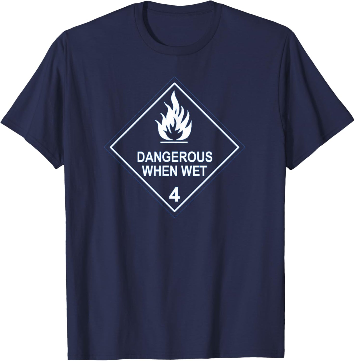 Dangerous for wet tea T-Shirt - T-Shirt | Navy