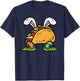 Easter Taco Bunny Funny Mexican Food Foodie Men Women Kids T-Shirt - T-Shirt | Navy