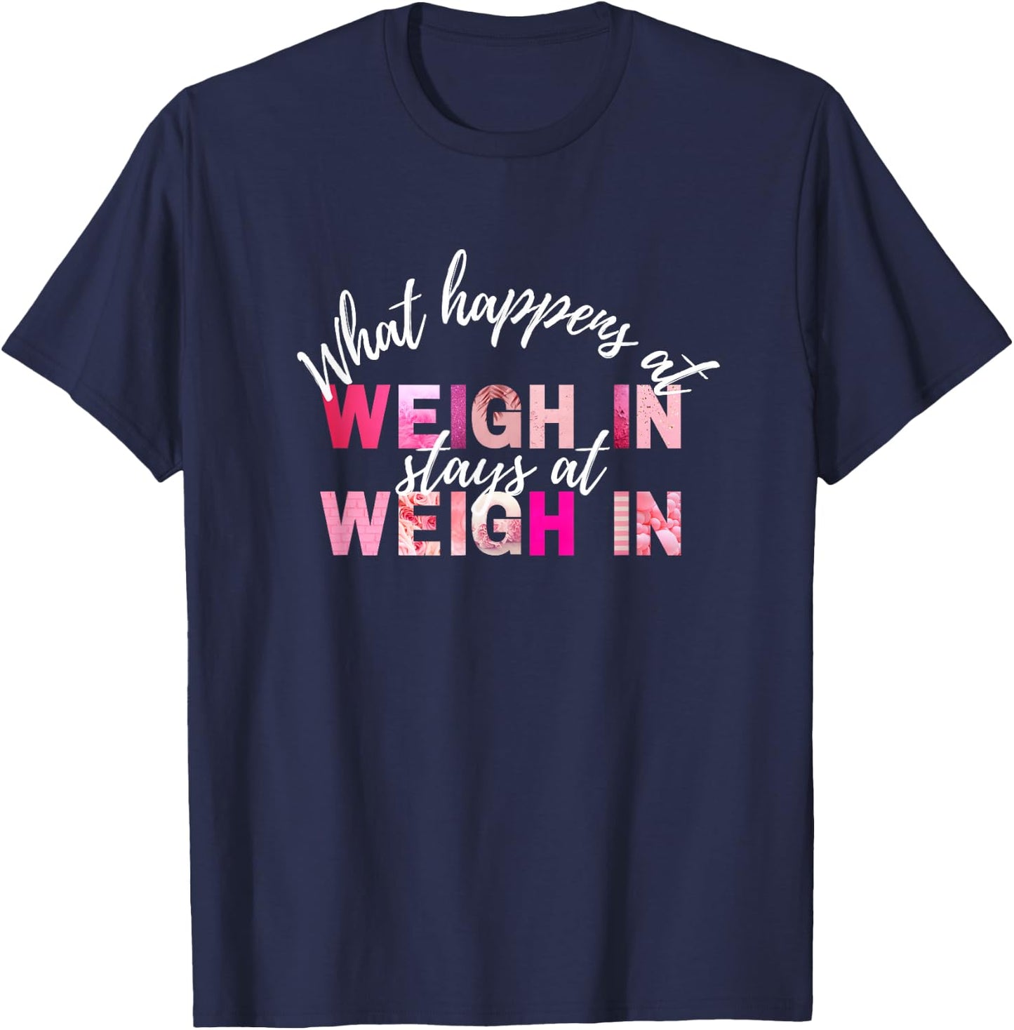 Funny World of Weight Loss Slimming Watcher Weigh In Day T-Shirt - T-Shirt | Navy