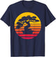 Cute Bonsai Tree Design Women Japanese Culture Plant T-Shirt - T-Shirt | Navy