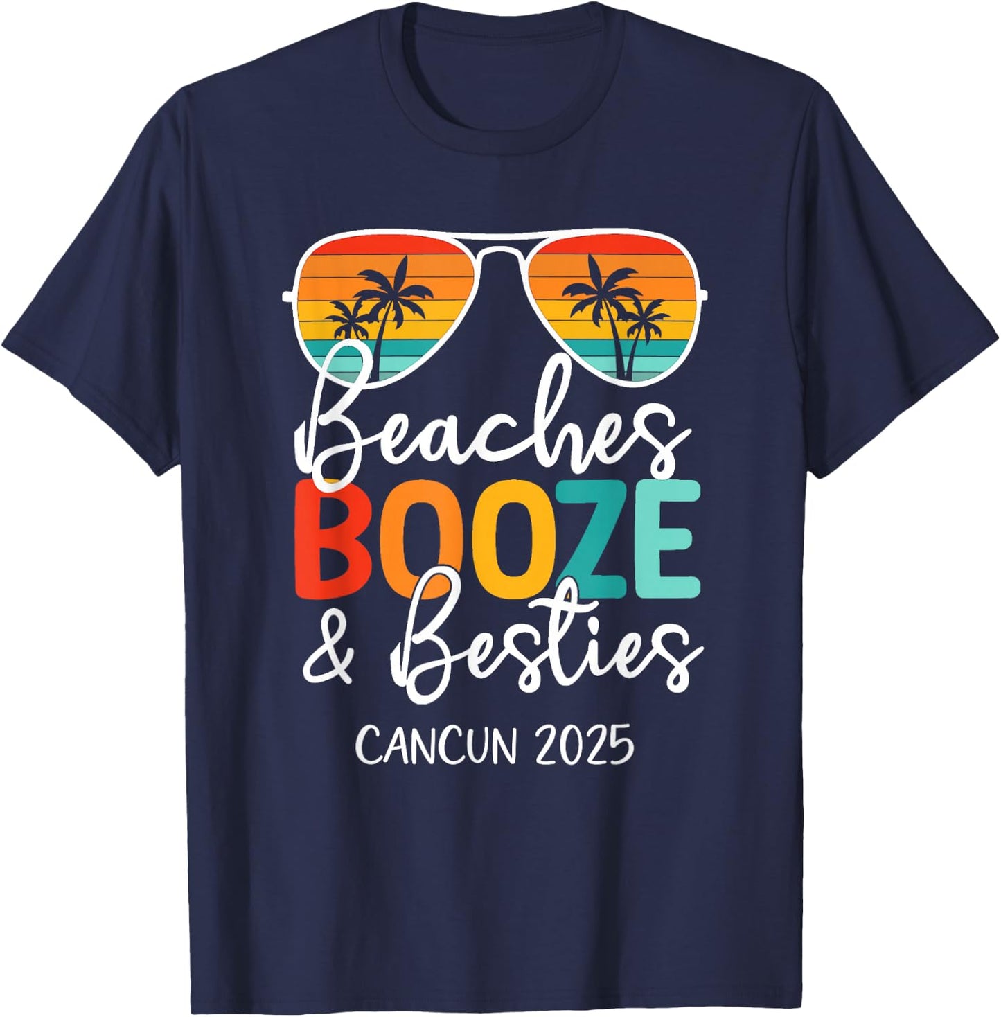 Girls Trip 2025 Cancun Mexico Weekend Summer Vacation T-Shirt - T-Shirt | Navy