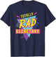 90's Totally Rad Secretary Vintage 1990s Nostalgic T-Shirt - T-Shirt | Navy
