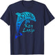 Key Largo, Florida Keys Vintage Tribal Dolphin Vacation T-Shirt - T-Shirt | Navy