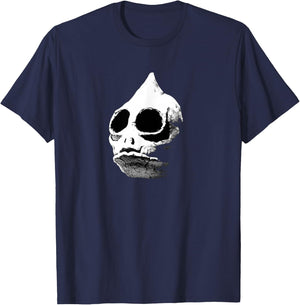 Retro Sleestak reptilian skull graphic T-Shirt - T-Shirt | Navy
