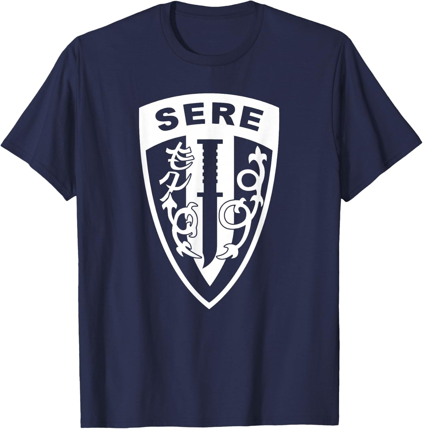 SERE Survival Evasion Resistance Escape School T-Shirt - T-Shirt | Navy