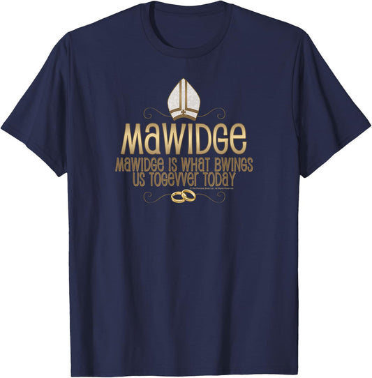 Princess Bride Mawidge Wedding T-Shirt - T-Shirt | Navy