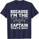 Funny Drones Captain Quadcopter Aviation Design T-Shirt - T-Shirt | Navy