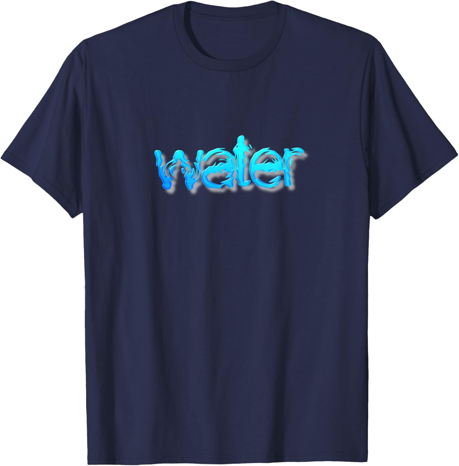 Water Funny Party Costume Elements Couple Matching T-Shirt - T-Shirt | Navy