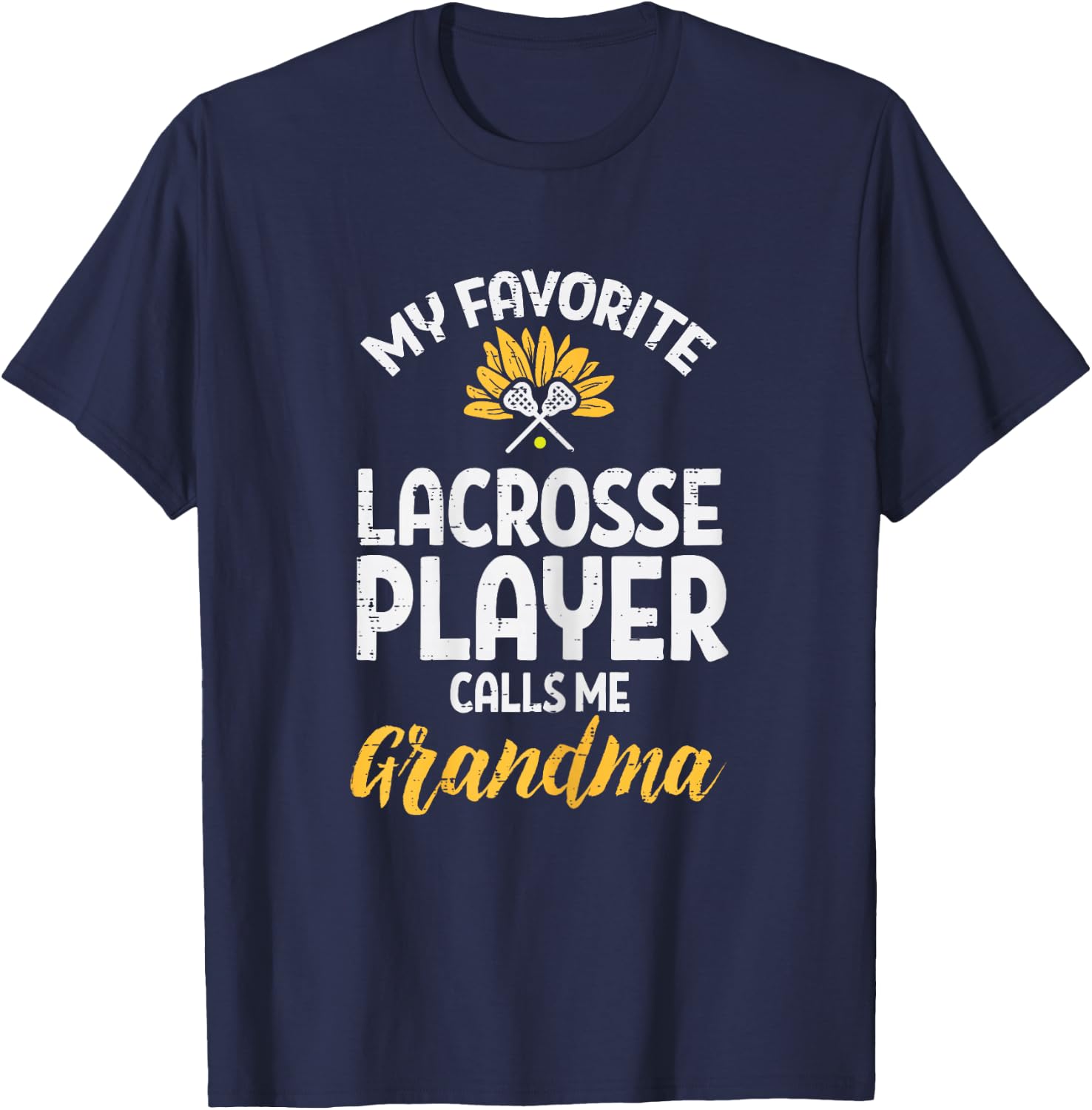 Favorit Lacrosse Player Grandma Lax Family Nana Mimi Women T-Shirt - T-Shirt | Navy