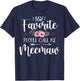My Favorite People Call Me Meemaw Shirt Floral Mother's Day T-Shirt - T-Shirt | Navy