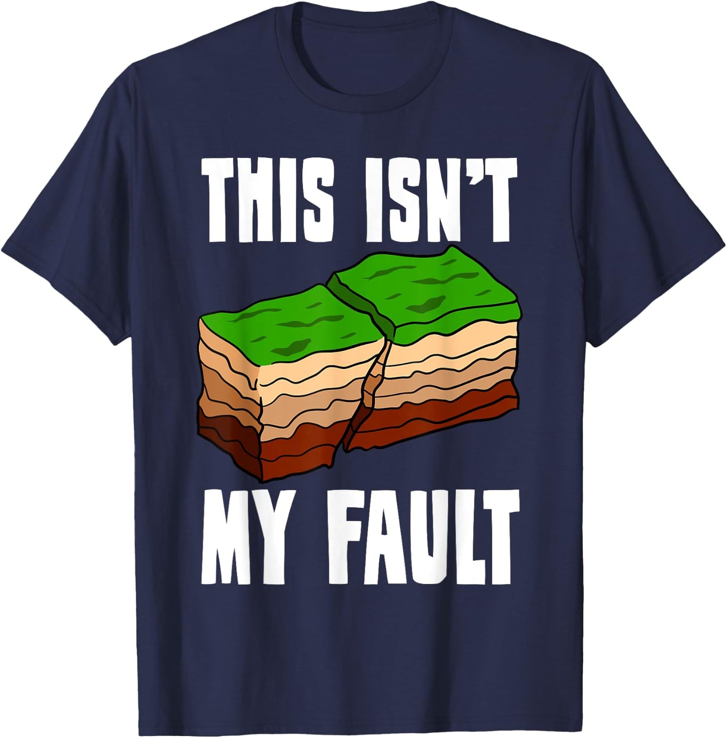 Geology Geologists Earth Scientists Mineral Collectors Rock T-Shirt - T-Shirt | Navy