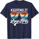 Bass Clef Keeping It Low Key Music Pun Low Brass Bass Singer T-Shirt - T-Shirt | Navy