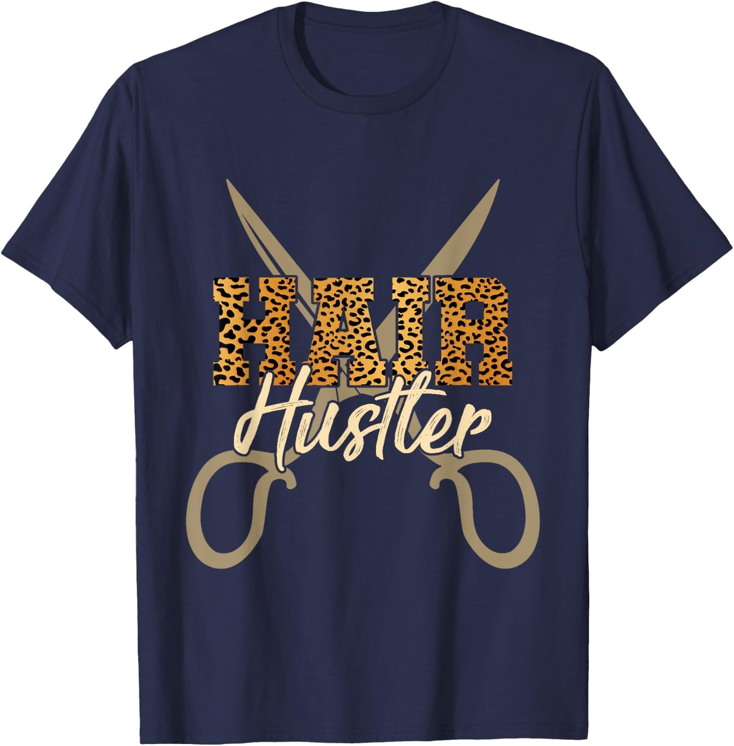 Hair Hustler Hairstylist T-Shirt - T-Shirt | Navy