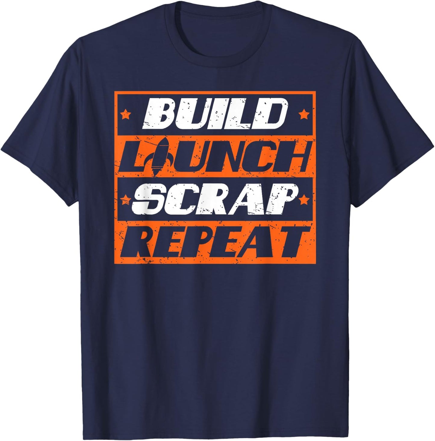 Aerospace Rocket Science Engineering Spaceship Astronautics T-Shirt - T-Shirt | Navy