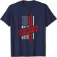 Elevator Mechanic Vintage US Flag T-Shirt - T-Shirt | Navy