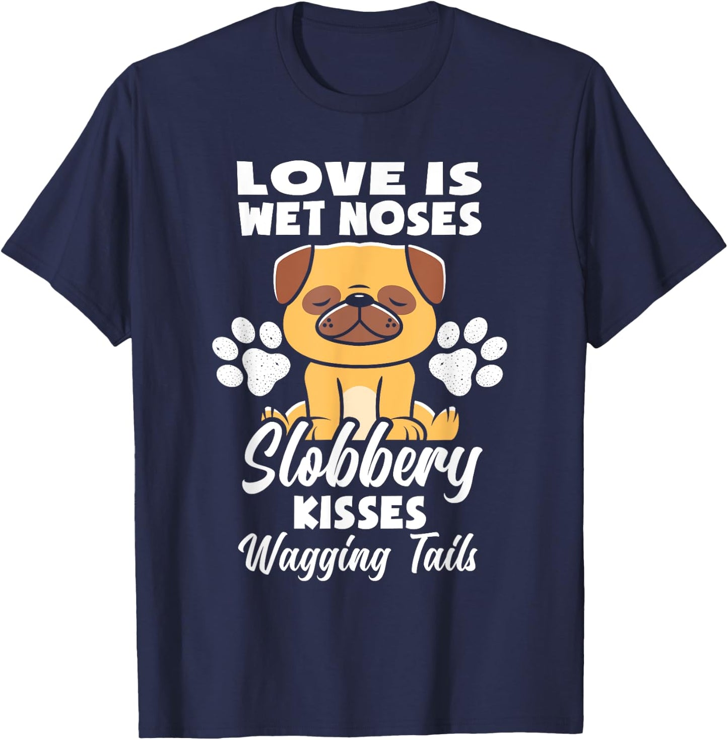 Funny Dog Lover T-Shirt - T-Shirt | Navy