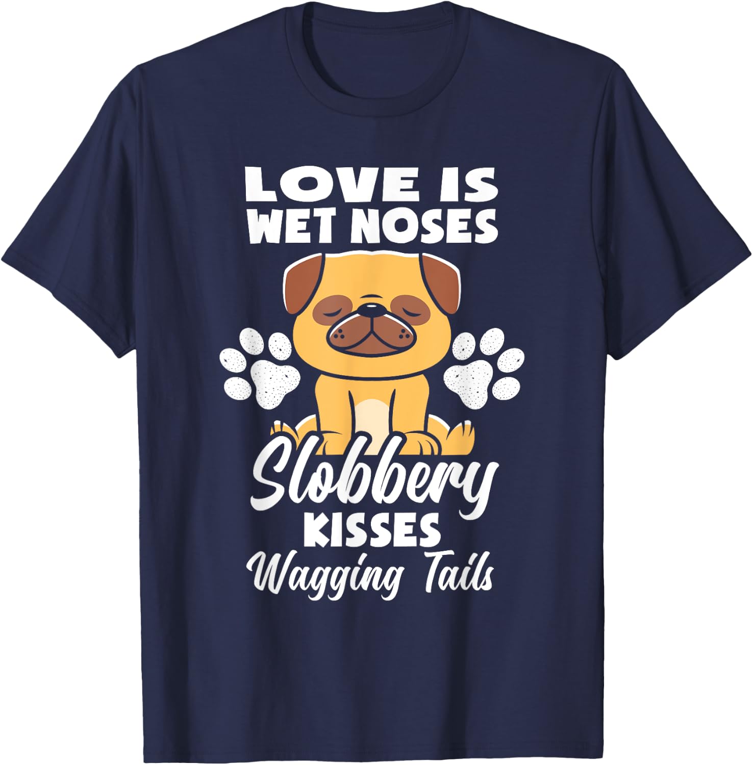 Funny Dog Lover T-Shirt - T-Shirt | Navy