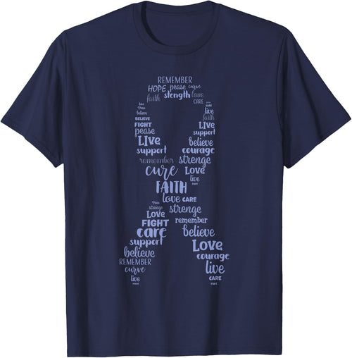 Esophageal Cancer Awareness Purple Periwinkle Ribbon