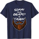 Beard Hipster Barber Moustache Man Beard Carrier T-Shirt - T-Shirt | Navy