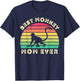 Best monkey Mom Ever mothers day T-Shirt - T-Shirt | Navy
