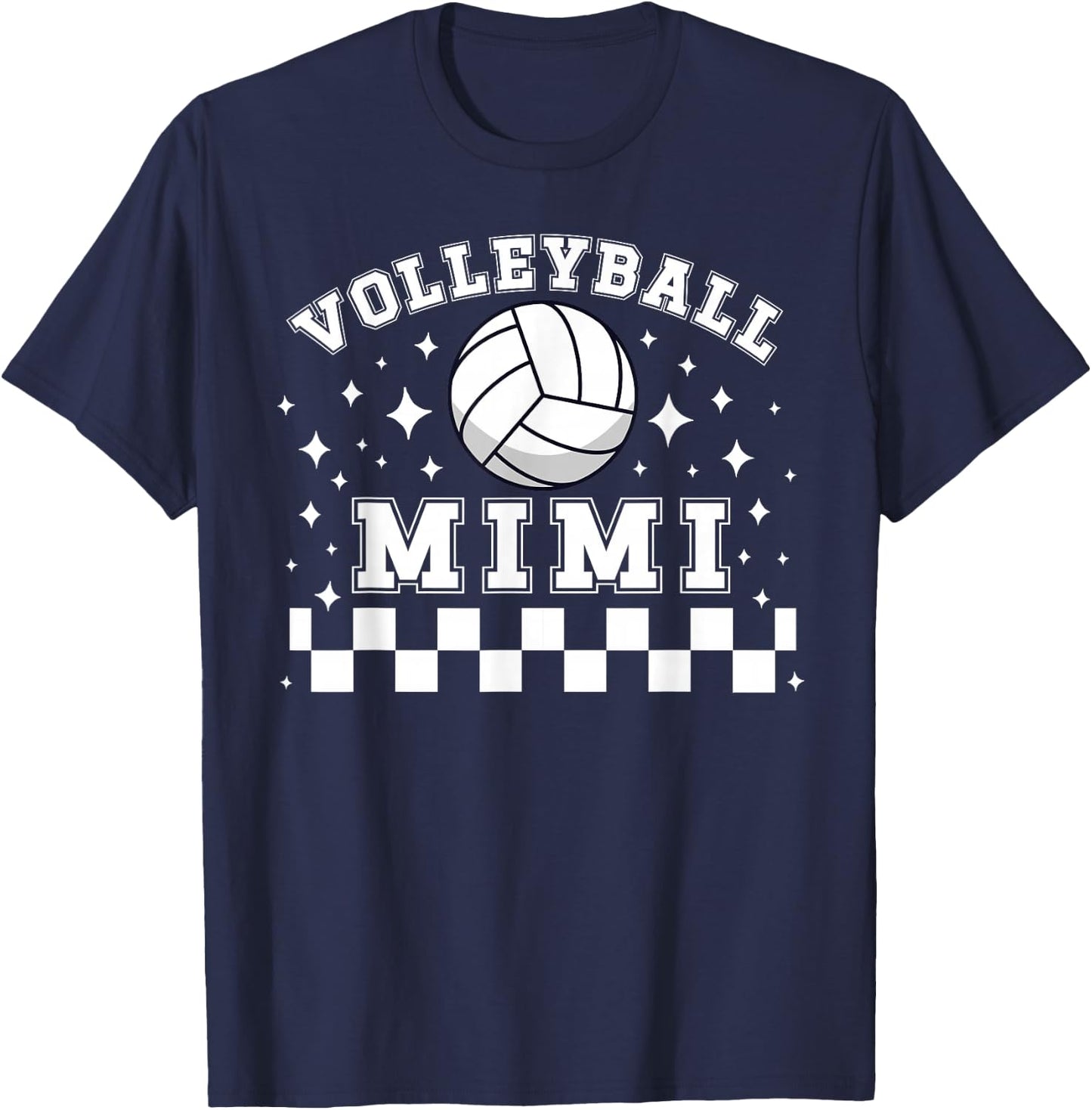 Volleyball Mimi Of A Volleyball Player Mimi T-Shirt - T-Shirt | Navy