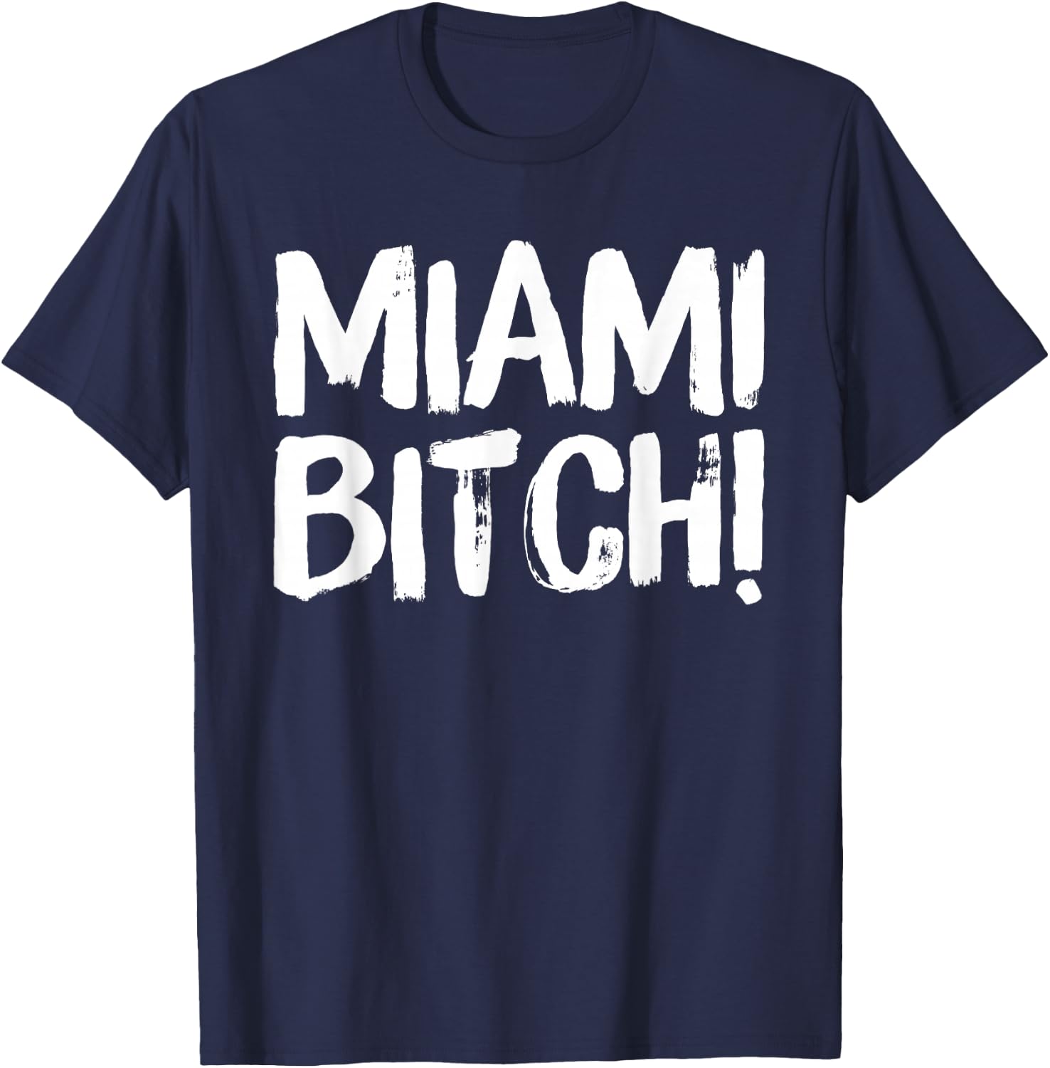 Miami Funny Miami Party Beach Sun Music T-Shirt - T-Shirt | Navy