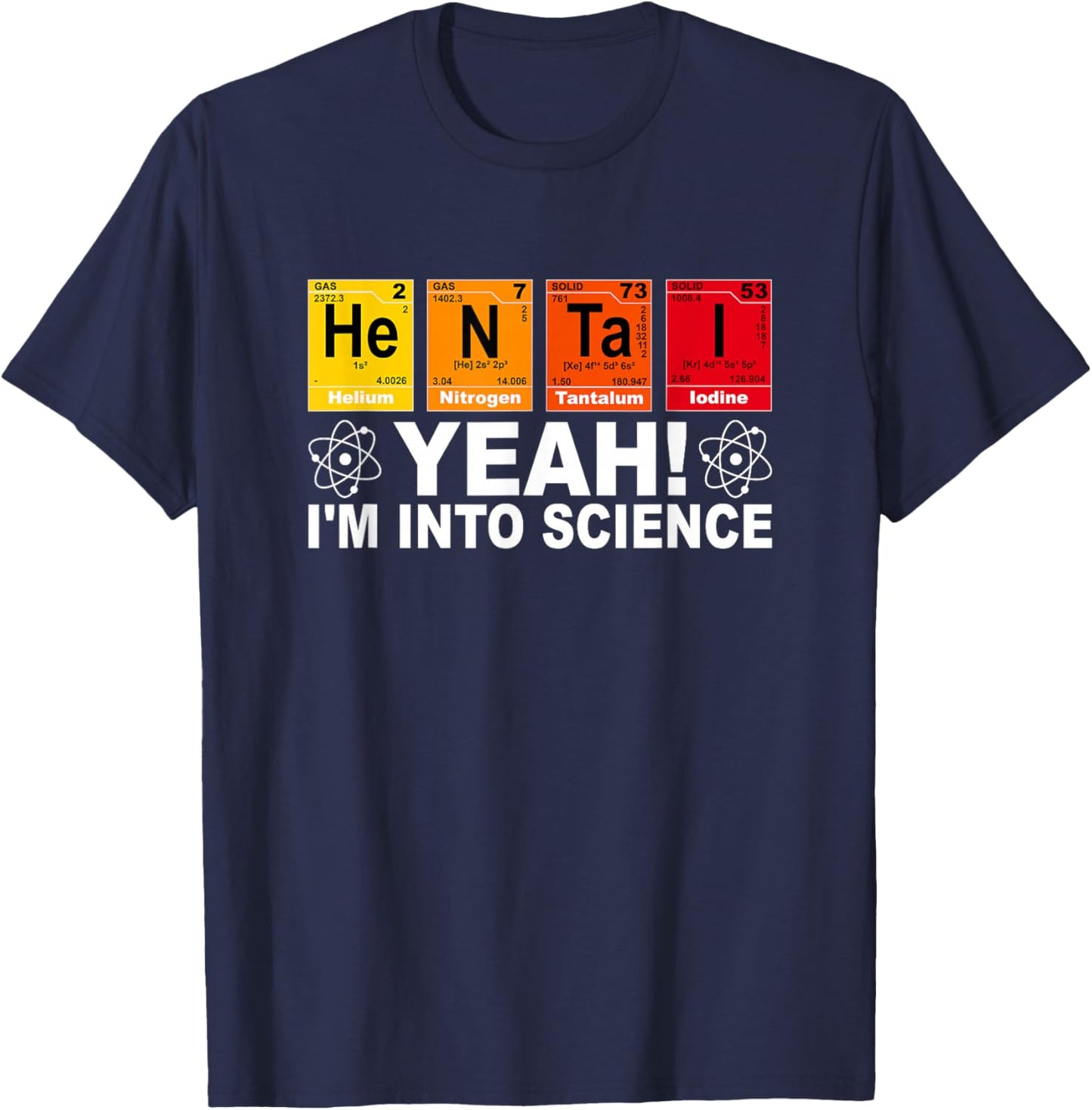 Funny Science and Anime Loving Gift - Hilarious Hentai T-Shirt - T-Shirt | Navy