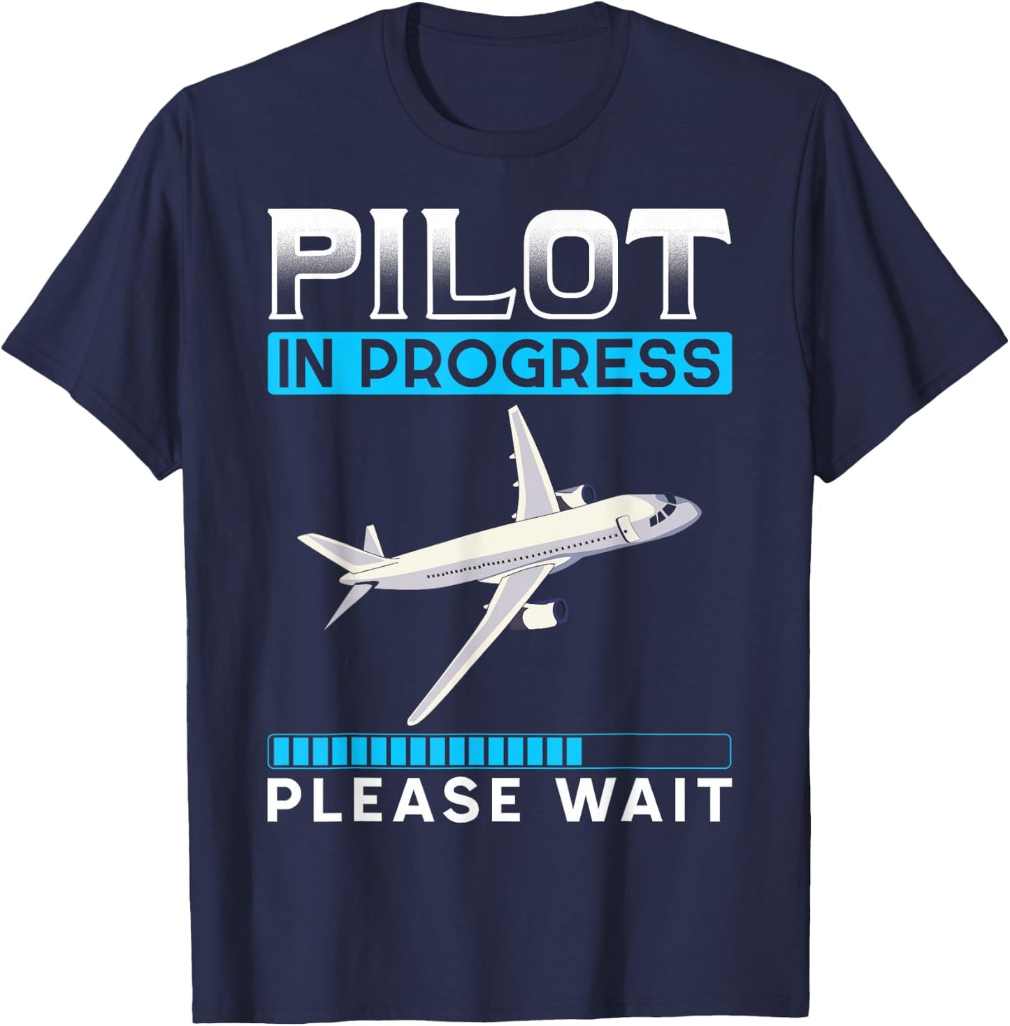 Flying Plane Co Pilot Gift Future Pilot T-Shirt - T-Shirt | Navy