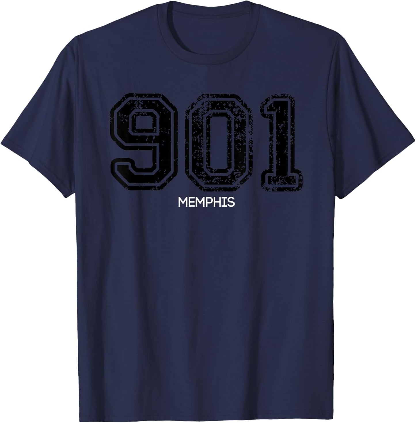 901 Memphis Hometown Love T-Shirt - T-Shirt | Navy