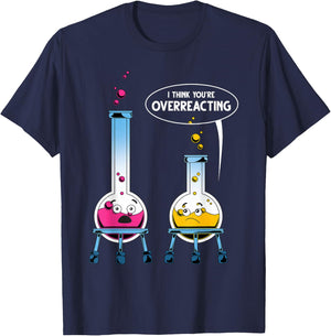Chemist Humour Science Experiment Gift Chemistry T-Shirt - T-Shirt | Navy