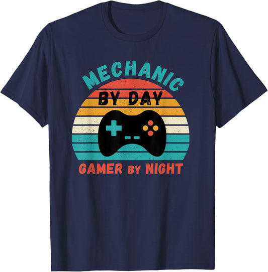 Mechanic Birthday Gift, for Graduation or Christmas T-Shirt - T-Shirt | Navy