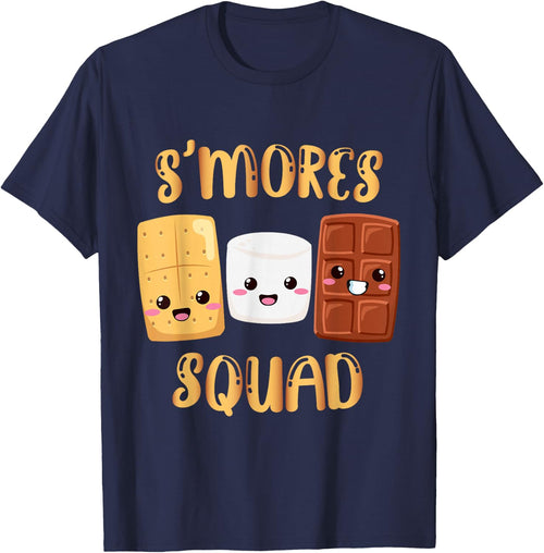S'mores Marshmallows Funny Smores Squad Camping Campfire