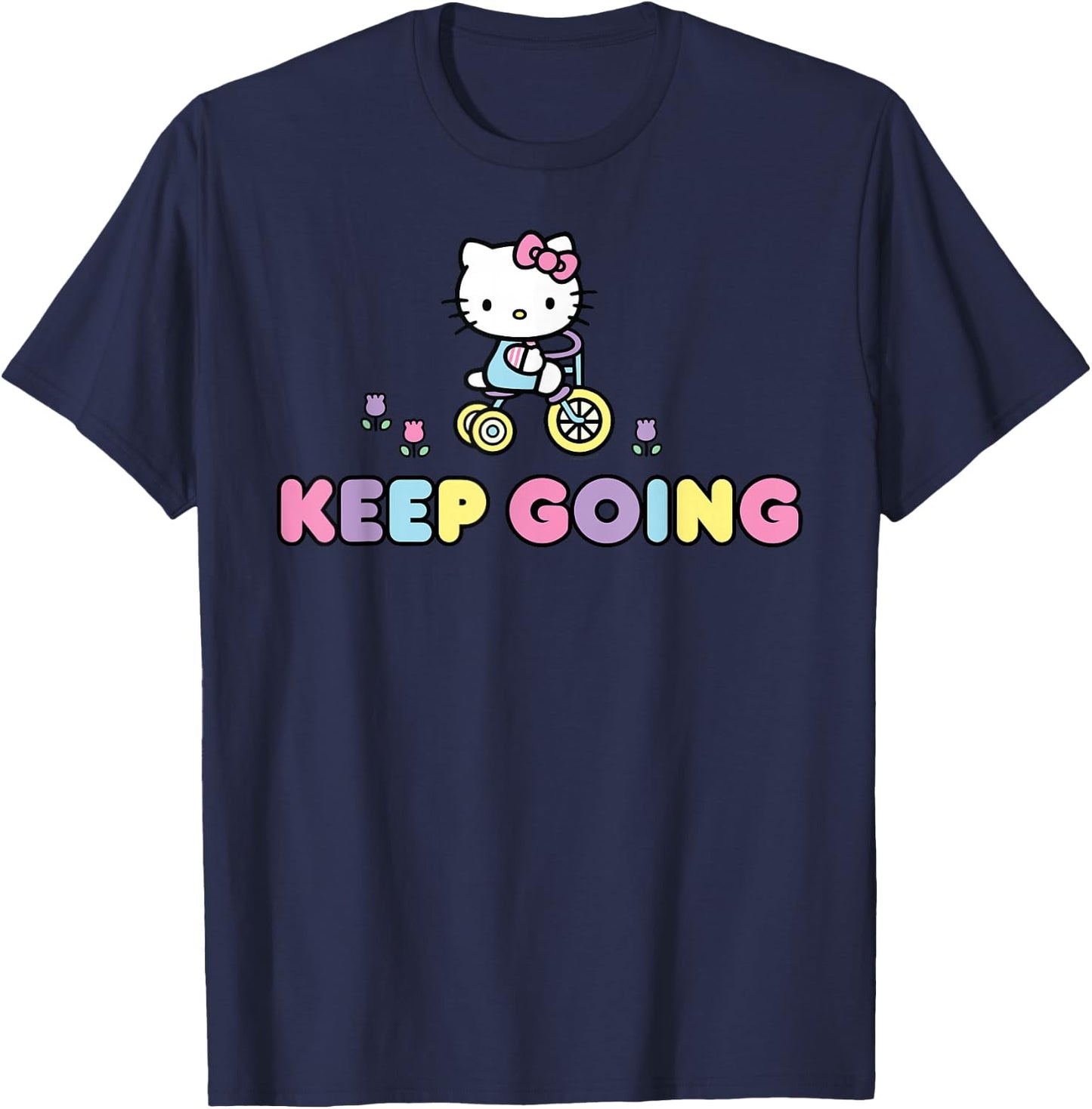Hello Kitty Keep Going T-Shirt - T-Shirt | Navy