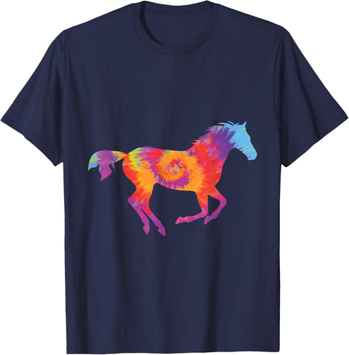 Horse lover Tie dye for girls women men who love horses
