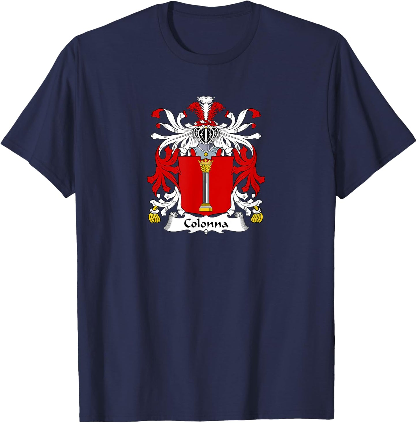 Colonna Coat of Arms - Family Crest Shirt T-Shirt - T-Shirt | Navy