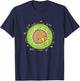 Kiwi Bird Head with Kiwi Fruit T-Shirt - T-Shirt | Navy