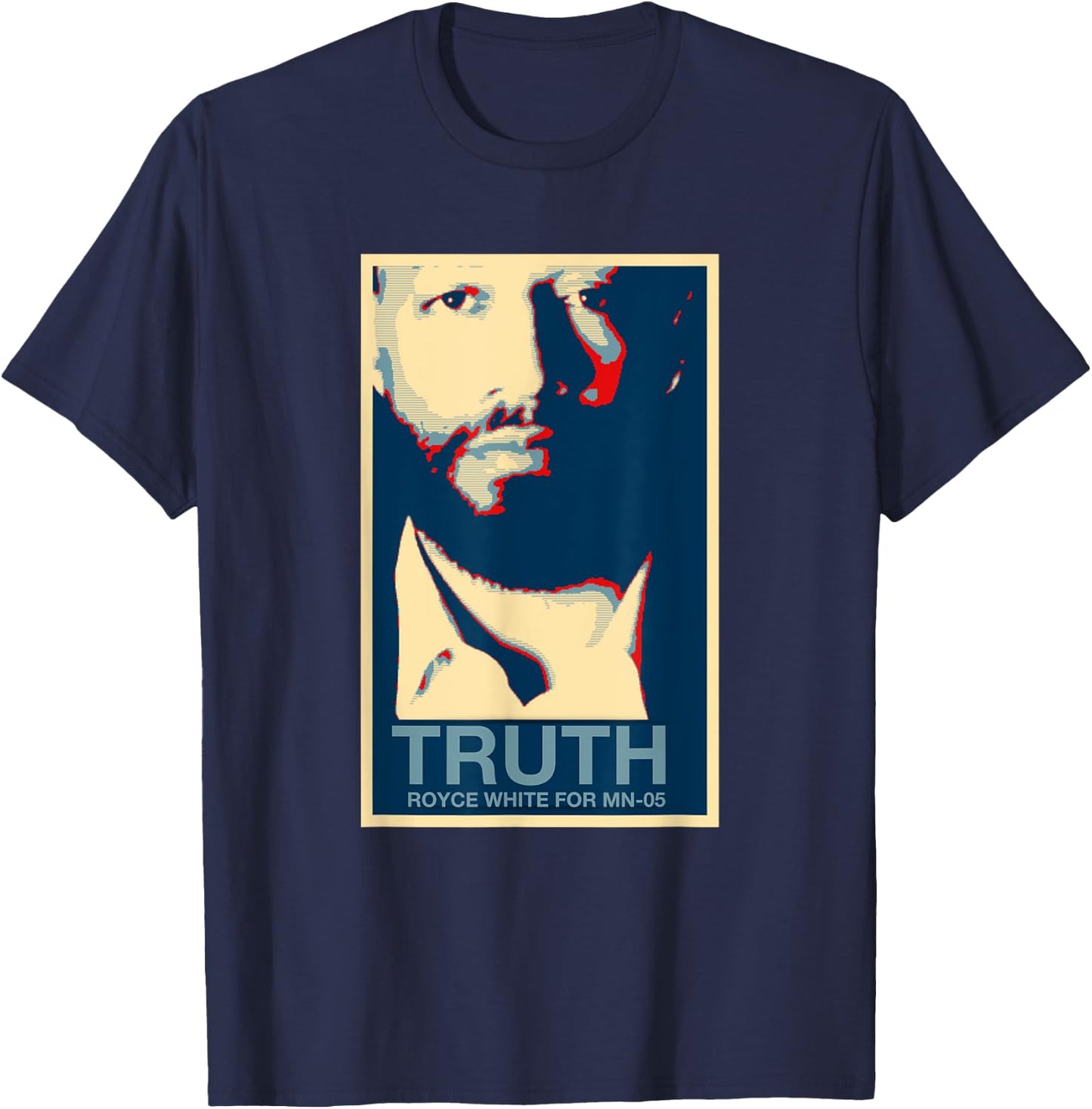 Royce White for MN-05 Populist Republican Political T-Shirt - T-Shirt | Navy