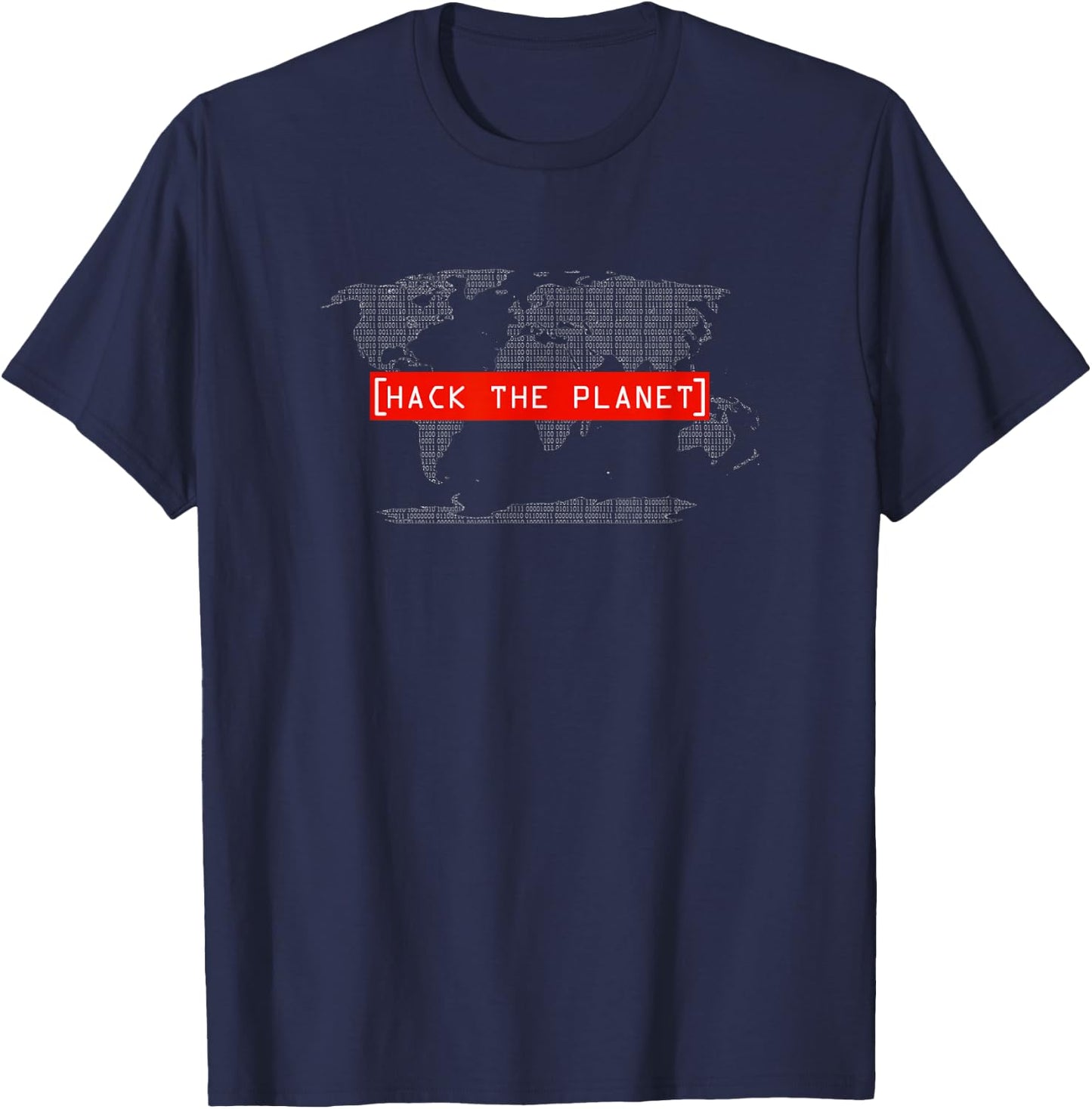 Hack The Planet - Hacking Hacker T-Shirt - T-Shirt | Navy